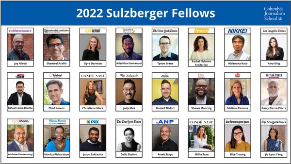 The 2022 Sulzberger Fellows